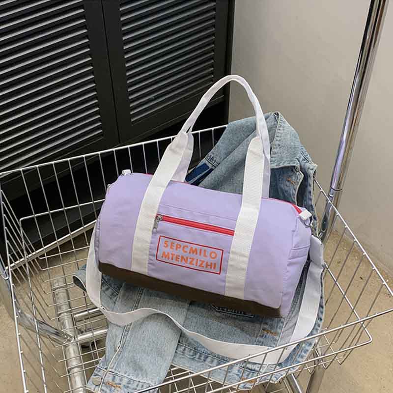 Korean Version Of The Sports And Fitness Bag Short Leisure Travel Bag Girls Crossbody Shoulder Bag Handbag Commuter Storage Bag
