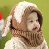 Autumn and Winter Cute Children's Hat Baby Warm Wool Jumper Cap