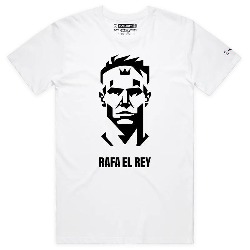 VOICEART Надаль Король Тенниса Спортивная Графическая Футболка с Премиальным Дизайном M