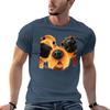 Nosey Dog Print The Curious Nosey Dogs By Shirley Macarthur Tshirt T Shirt Unisex Casual Funny T Shirts Cotton Tshirt