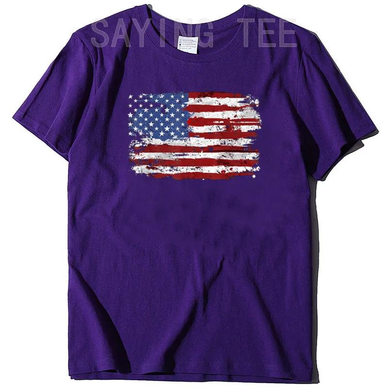 American Flag USA United States of America US 4th of July T-Shirt Funny Patriotic Graphic Tee Top Short Sleeve UnisexClothes