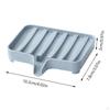 Bathroom Soap Dish Easily To Clean Waterfall Drain Saver Drainer Holder Box for