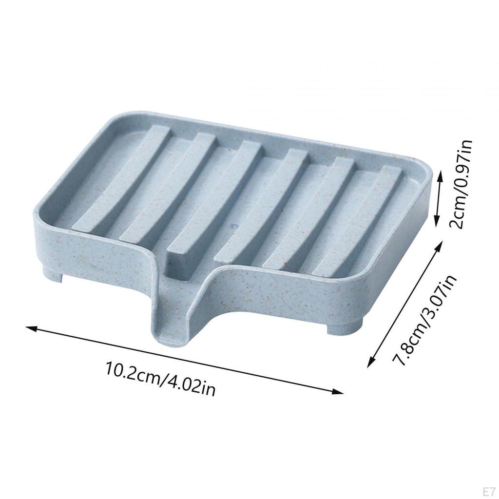Bathroom Soap Dish Easily To Clean Waterfall Drain Saver Drainer Holder Box for