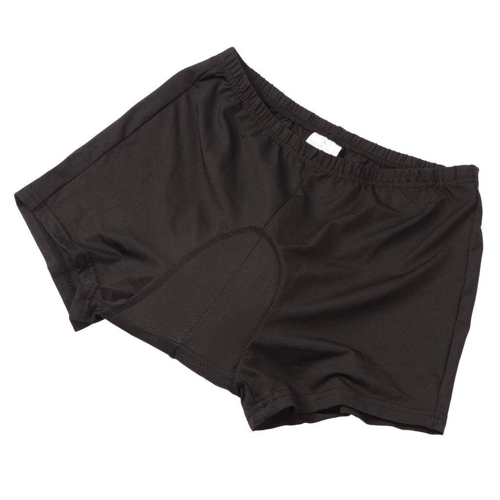Bike Shorts With Thickened Silicone Pad Riding Clothing Summer Shockproof Breathable Cycling Short Pants Black L