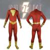 Golden Thunder Shazam Bodysuit Halloween Costume For Kids And Adults