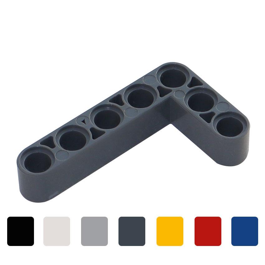 10PCS Technical Liftarm Thick L-Shape 3x5 Arm, MOC Bent Beam Parts 32526 for DIY Block Bricks