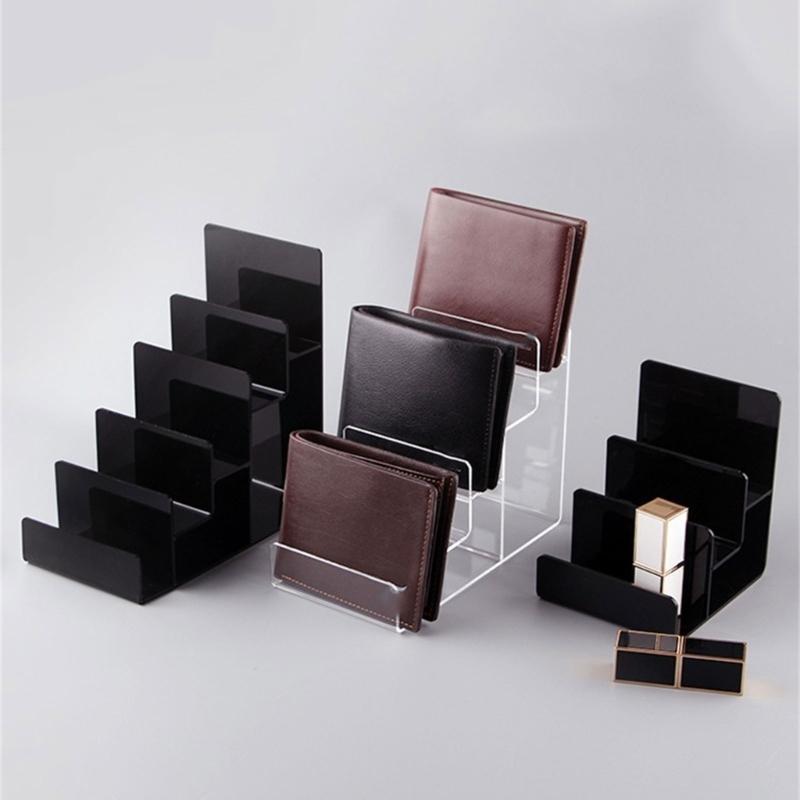 Tiered Acrylic  Shelf Visible Storage Solution For Accessories Home Shop Use Handbag Purse Display Shelf Rack