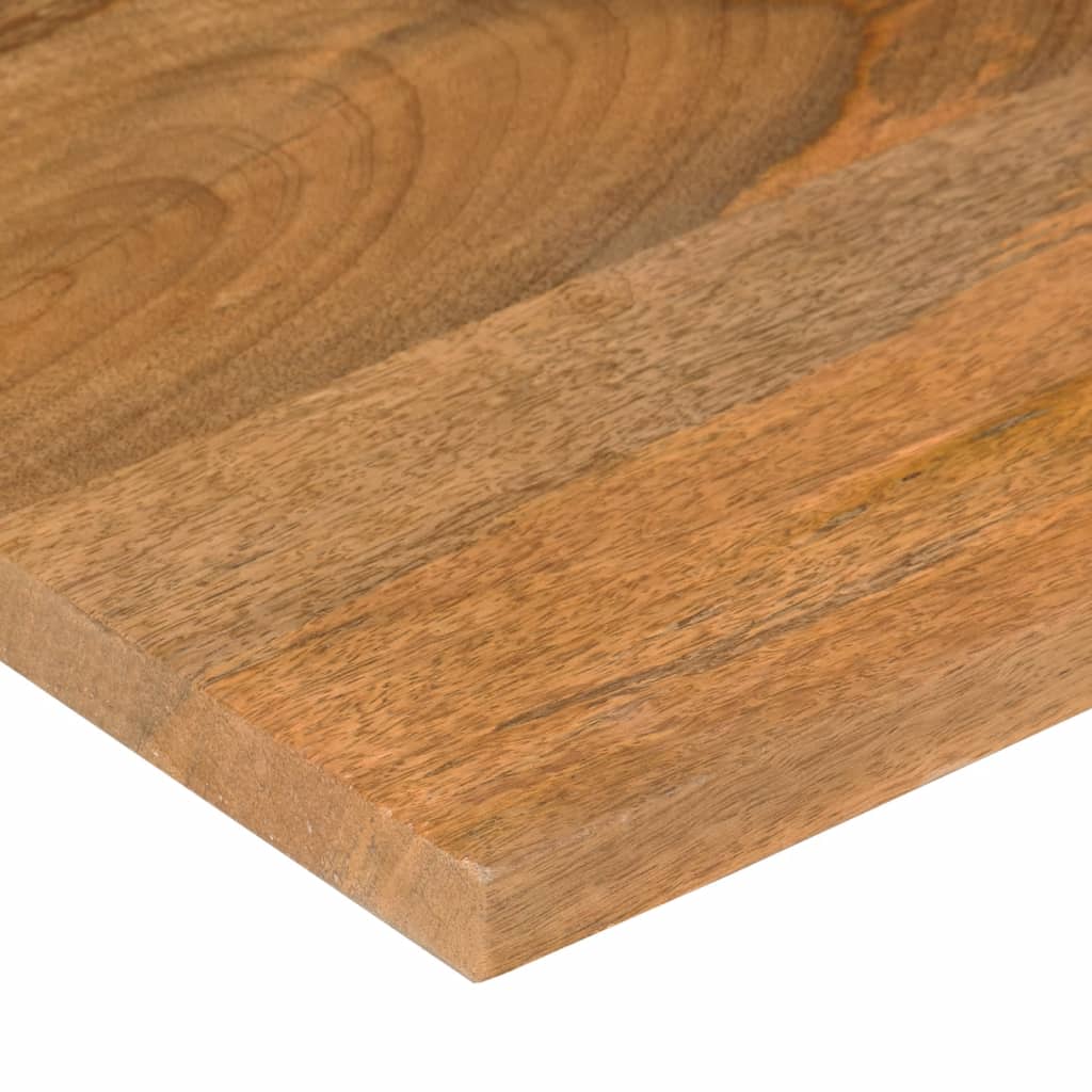 Solid Mango Wood Desk Top with Cutout 80 x 60 x 2.5 cm