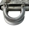 Gebrauchte Christian Dior Schultertasche Silber Leder Damen