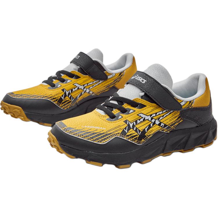 Asics Lightweight Moisture-Wicking Outdoor Fitness Running Shoes Kids Sneakers Yellow 1154A168-750
