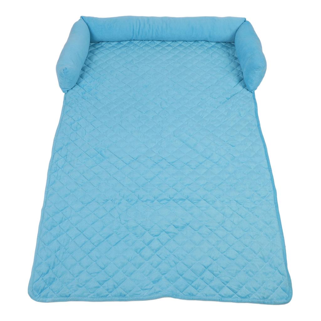Dog Couch Bed Soft Short Plush Cotton Filling Nonslip Bottom Washable Dog Bed Sofa Protector Pet Sofa Mat for Home