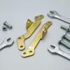 Hydraulic Support Bracket Zinc Left Right Set MirrorImage