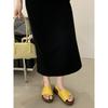 2025 new simple Korean version of the style platform sandals Roman summer wear beach word with slippers women