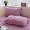 2pcs Pillowcase Velvet Pillow Cover 48x74cm Pillowslip Rectangle Cushion Cover Warm Pillow Case fundas de almohada