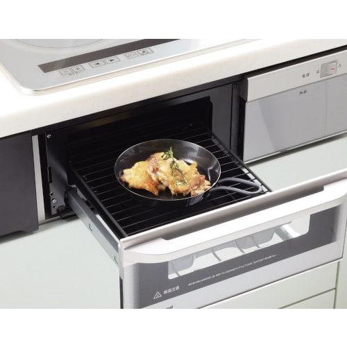 Pearl Metal One-Handed Grill Pan, 16cm, with Recipe, Induction Compatible, Iron, Easy Cooking, Made In Japan, HB-372