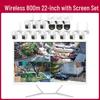 Wireless HD All-in-One Camera System for Home & Outdoor - No Wiring Needed
