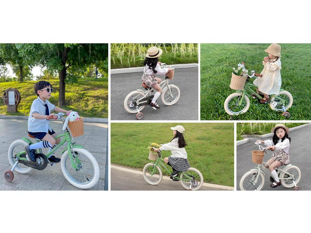 Maiduomi Ultralight Children's Bicycle with Training Wheels for Ages 3-12