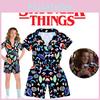 Fantastic Stranger Things 3 Eleven Cosplay Costume Jumpsuit For Halloween And Themed Parties