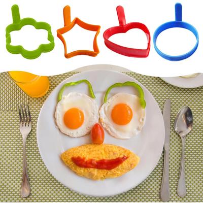 Egg Rings for Frying Eggs Egg Shaper for Frying Pan Heat Resistant Cooking Tool Omelettes Shaper for Crumpet Sandwich Burger