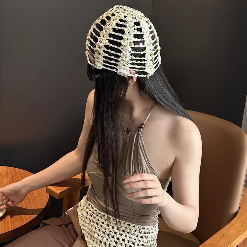 Versatile Sequined Knit Beanie and Triangle Scarf Belt Set for Fashionable Winter Dressing