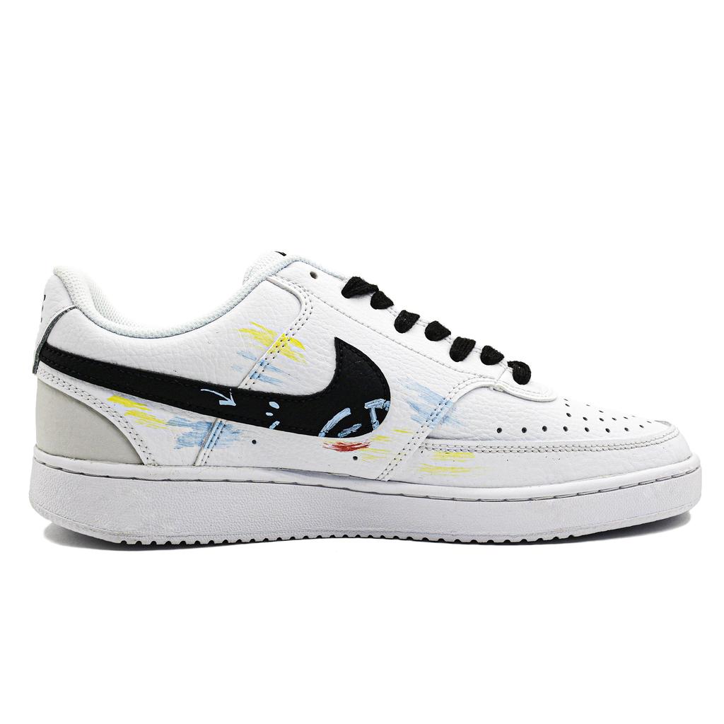 Nike Court Vision Low top Skateboardové boty Pánské Bílé Černé DH2987-101(Tým28-)