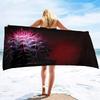 Beach Towel Oversized,Thick Microfiber Beach Towel,Super Absorbent Sand Free Cute Cactus Cool Swim Beach Towels for Kids,Adult