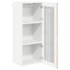 Wall Mounted Glass Cabinet LUCCA Sonoma Oak 40 X 31 X 100 Cm
