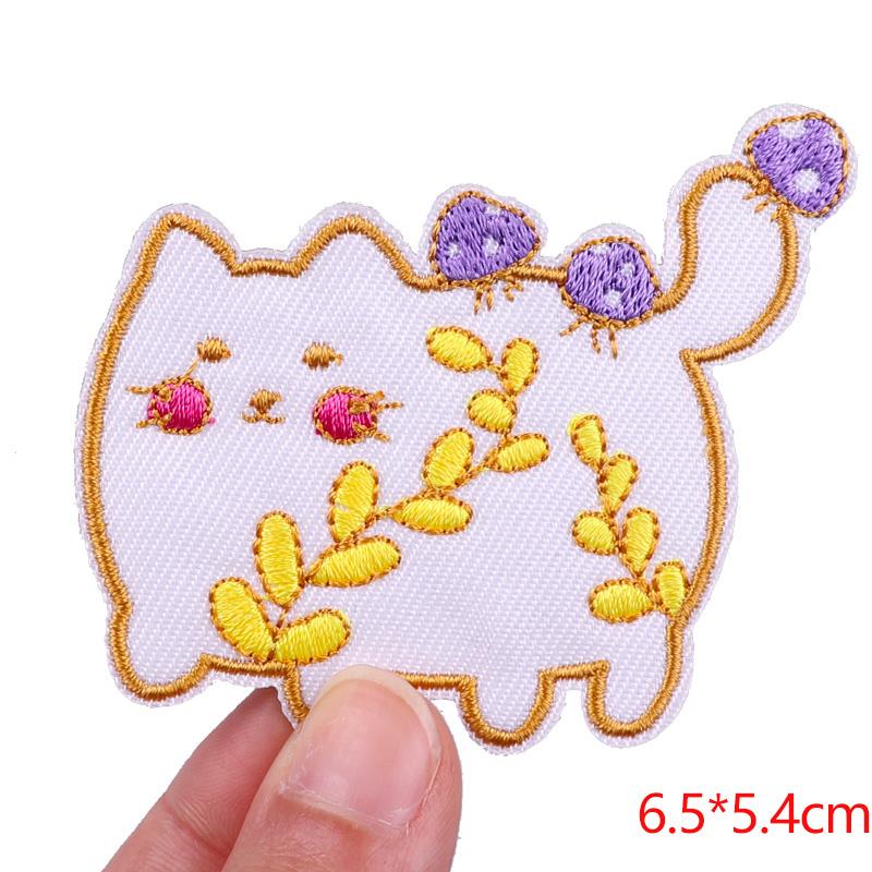 Patch Lapin Dinosaure DIY Patchs Animaux Drôles Brodés Pour Vestes Couture Applique Patch Dessin Animé Patchs Thermocollants Pour Vêtements
