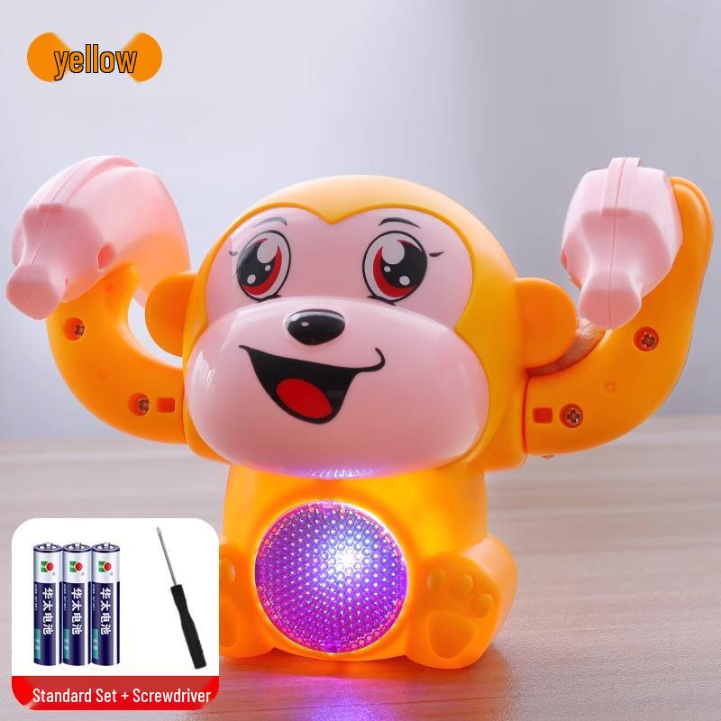 Children's Sound-Controlled Singing Luminous Tumbling Monkey Toy