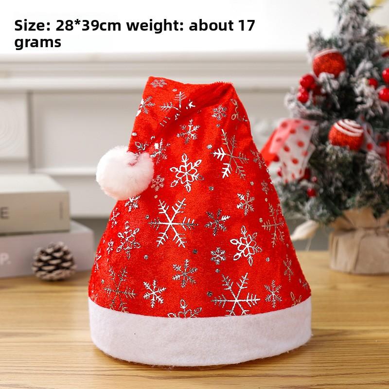 Christmas Decorations Christmas Hat Santa Claus Lamp Non-woven Hat Christmas Gift