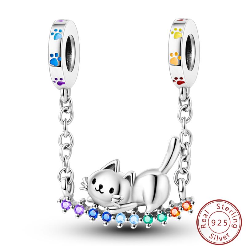 Cute Cat And Dog Series Copper Moon Butterfly Paw Print Charms 3Mm Diy Fine Jewelry Gifts Making