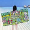 Classic T-Tamagotchi Cut Friend Game  Bath Towel Microfiber Soft Water Absorbing Breathable For Girl Kids Decorative Beach Towel