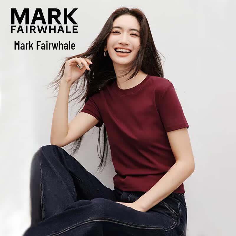Mark Fairwhale Women's Round Neck Short Sleeve T-Shirt
