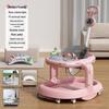 Multifunctional Baby Walker: Anti-Tip, O-Leg Prevention, Push-Assisted Learning for Boys and Girls
