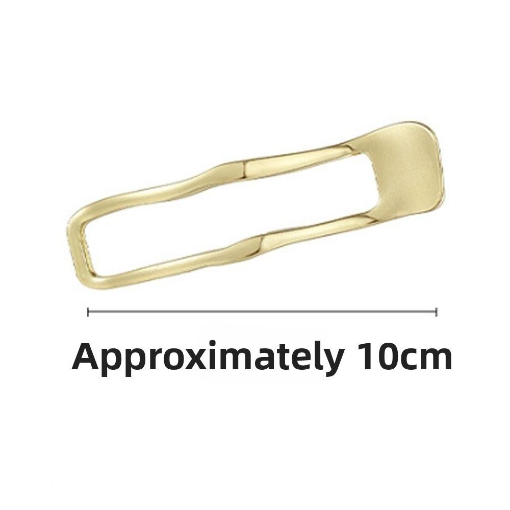 Metal Material Duckbill Hair Clips Non-Slip Grip Hair Barrettes Hollow Hair Clips  For Daily Use