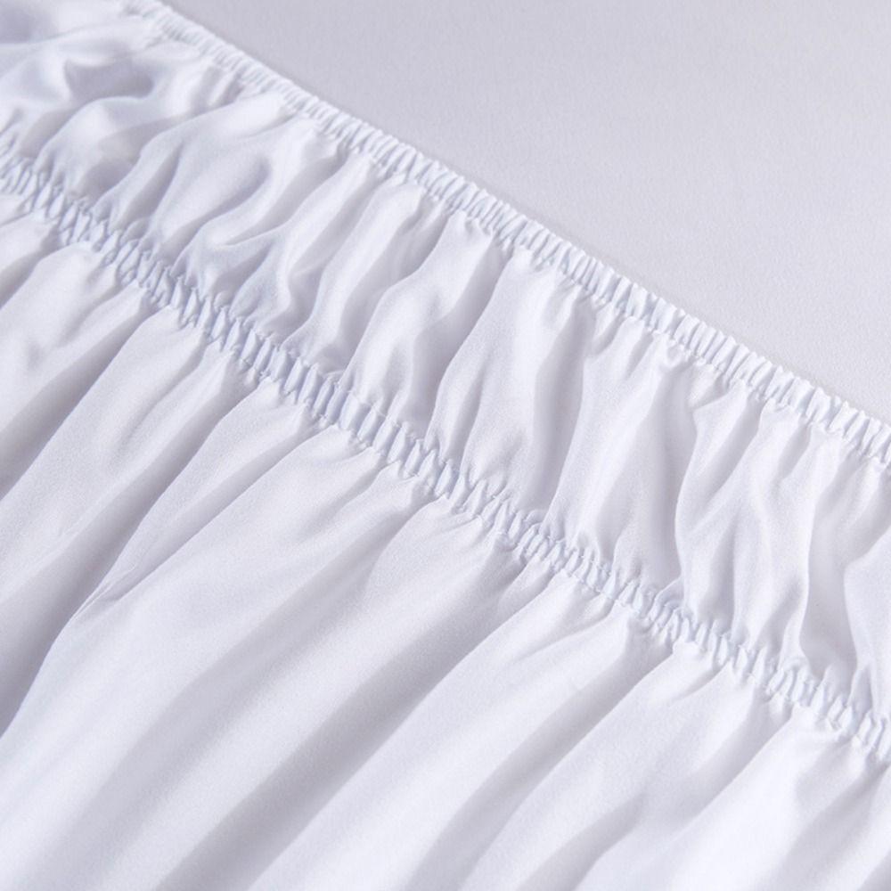 Ruffles Bed Skirt Solid Color Bed Sheet Soft Bed Dust Cover  Household