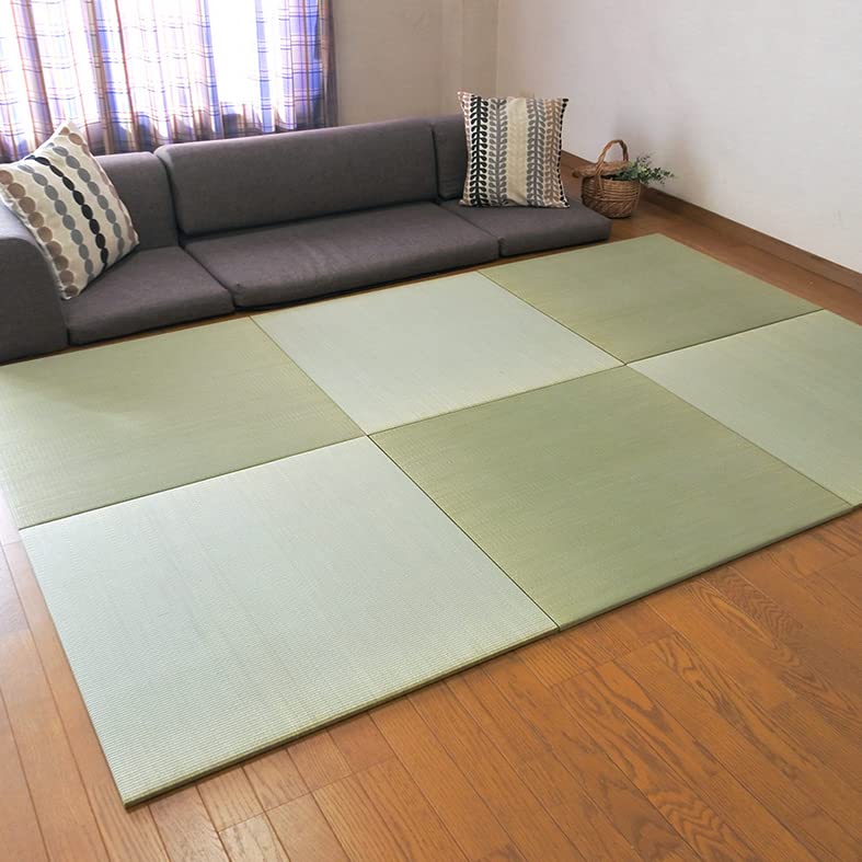 Ohashi Shoten Made in Japan Rimless Tatami Tatami Tatami Tatami Unit Tatami Ryukyu Tatami Domestic Igusa Approximately 82 x 82 cm x Thickness cm of