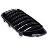 For BMW F25 Grille Dual Line Front Replacement Kidney Grill Gloss Black FOR X3 F25 2014-2016 X4 F26 2015-2017