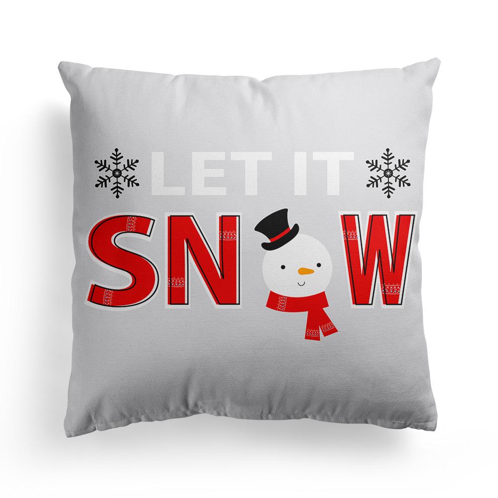 New Christmas Pillowcase Christmas Tree Holiday Sofa Pillow Cushion Cover