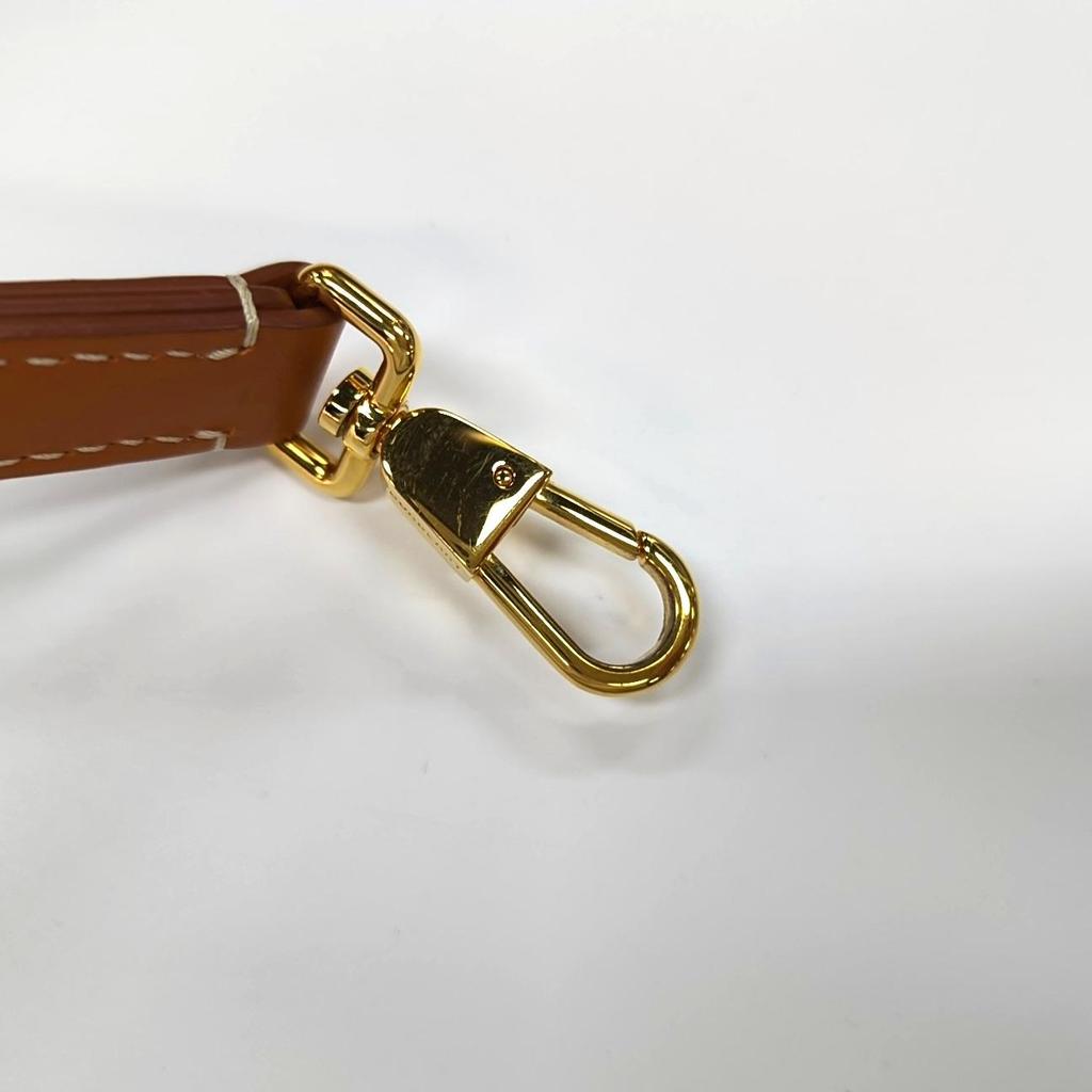 [Pre-Owned] Pocket Bag Two-Tone Canvas And Leather With Detachable Adjustable Shoulder Strap Mini Handbag - Very Good #1SMN1QU