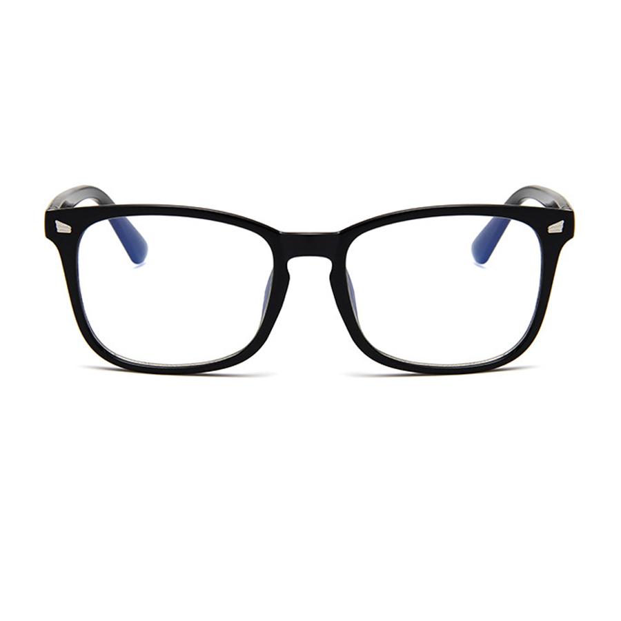Rivet Anti Blue Light Glasses Frame For Men Women Retro Transparent Optical Spectacle Eyeglass Computer Blue Blocking Eyewear