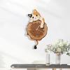 Tail Swing Wall Mounted Clock Cute Cat Hanging Clock Modern Style Cat Wall Clock  Bedroom