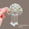 Trendy Personal Flower Hairpins Women Pearl Hair Clips Accessories Temperamental Alloy Hair Accessories