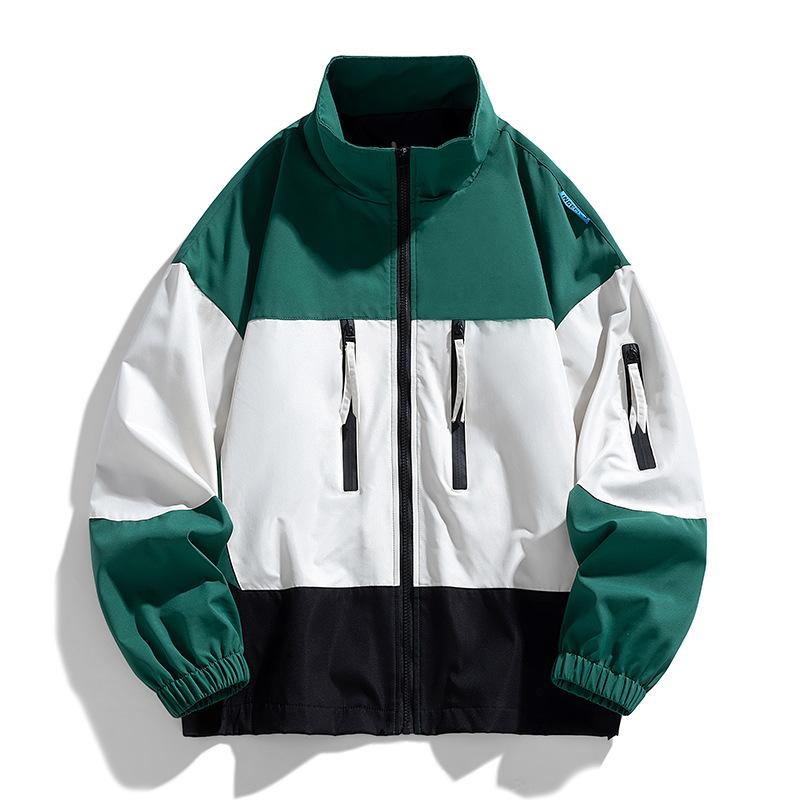 

Мужское пальто 2025 новая куртка куртка куртка модный тренд свободный повседневный ветрозащитный 4XL зелёный