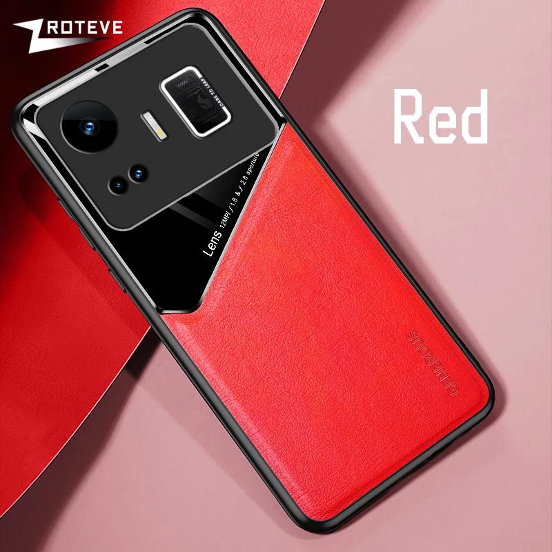 

Для RealmeGT Neo5 чехол Zroteve PU кожаный автомобильный магнитный жесткий ПК чехол для Oppo Realme GT Neo 5 3 3T 2 Neo2 Neo3 GT2 Pro GT3 чехлы Realme GT5