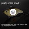 7cm 18g Rattling And Vib For Winter Crankbaits Fishing Tackle Lure VIB Hard Artificial Bait Sinking Wobblers For Pike