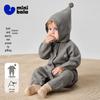 Minibala Baby Wool-Blend Hooded Romper