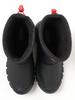 [Eagsouni] Women’s Snow Boots, Water-Repellent, Anti-Slip, Warm Lined, 3E Wide (25.0 Cm / Black / Short Boots)