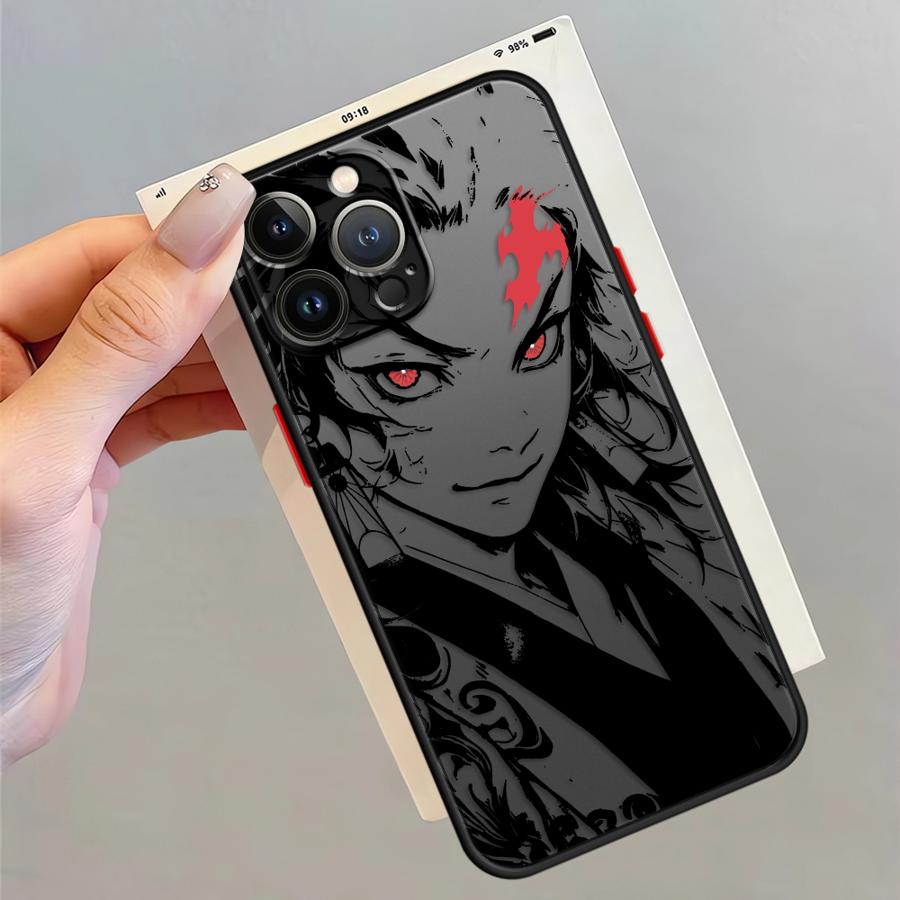 Anime D-emon Cool S-layer Funda Back Phone Cover Case for iPhone 17 Pro Max 12 13 Mini 11 XS XR Air 15 16 Plus 14 7 8 SE