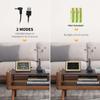 Black Wireless Weather Station Atomic Clock Digital Weather Station Weather Forecast Station
